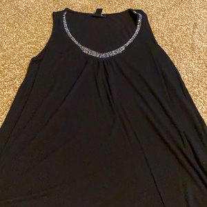 White House Black Market sequin collar top